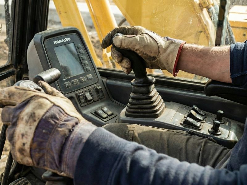 土木作業の様子